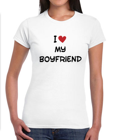 'I Love My Boyfriend' T-shirt | WithCongratulations