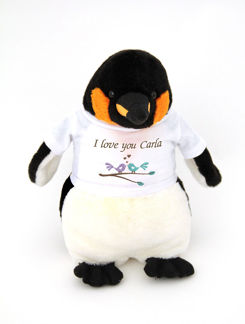 personalised penguin teddy