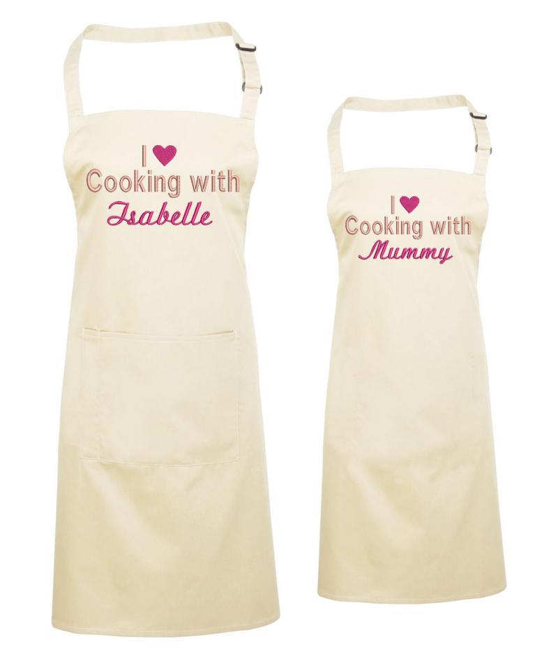 mother and daughter apron set