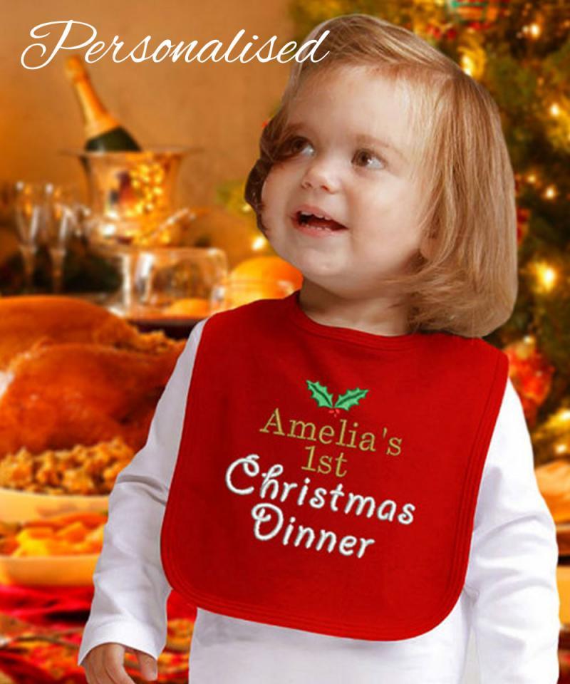 First christmas bib discount