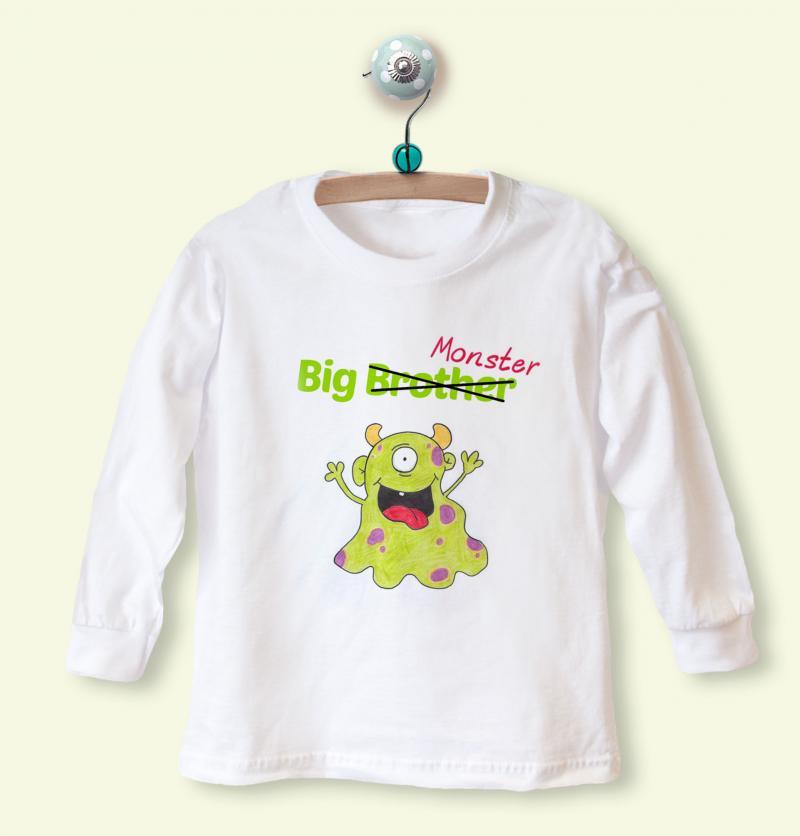 big brother monster t-shirt