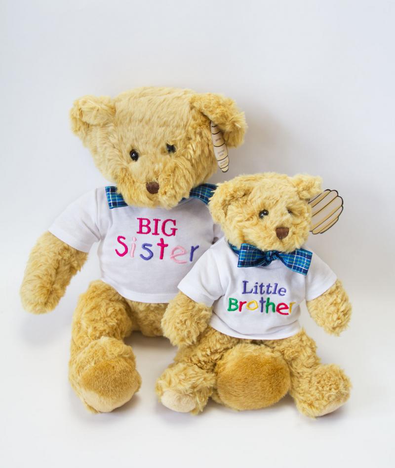 Big sister little brother teddy bears