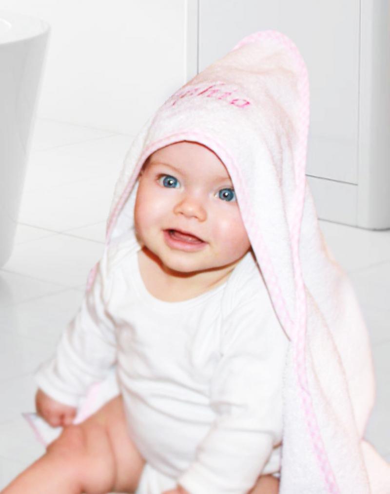 Personalised online baby towel