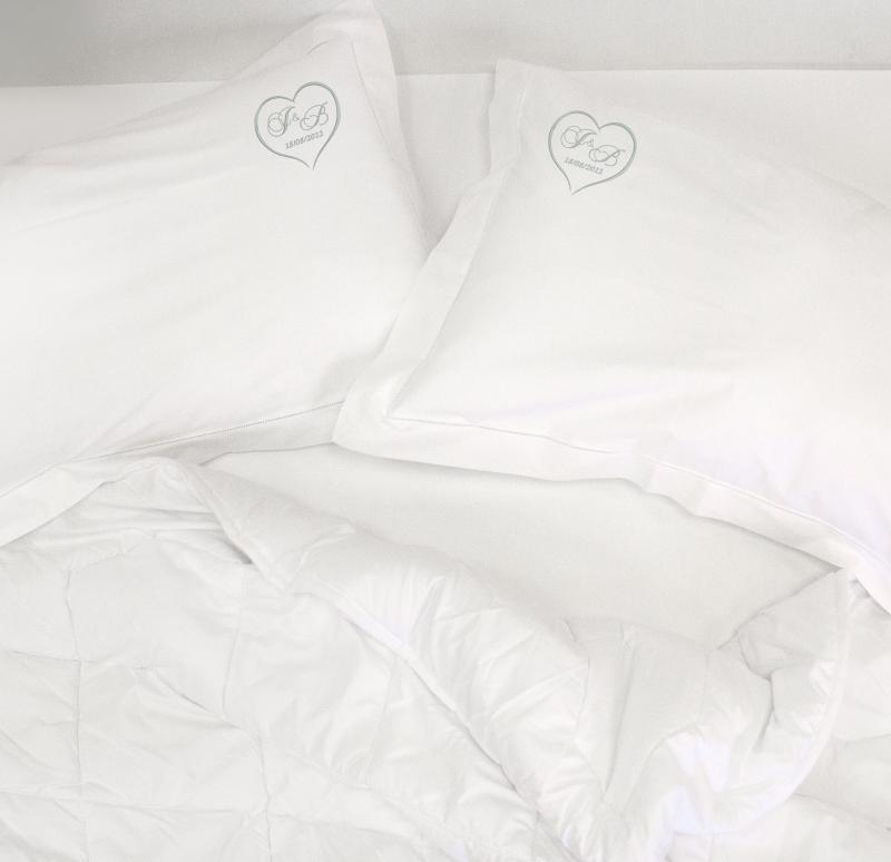 Embroidered personalised deals pillow cases