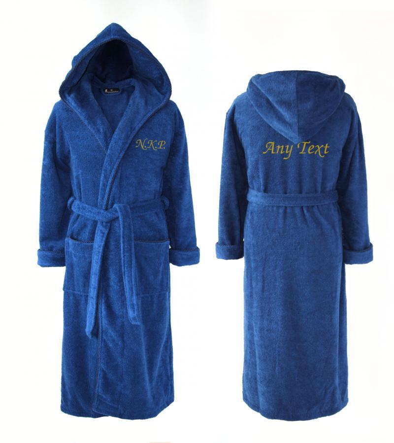 Mens dressing gown without hood hot sale