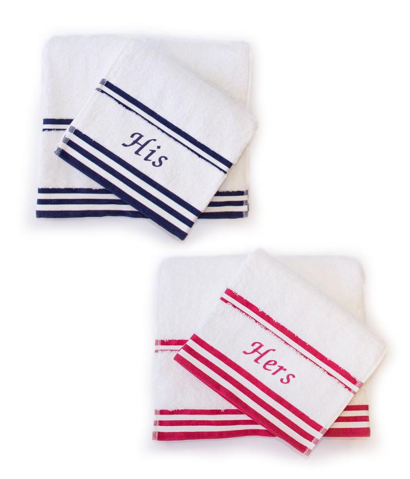 His and Hers Towel Set