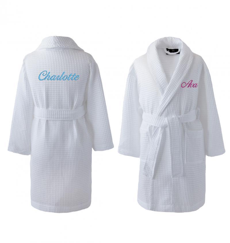 waffle dressing gown