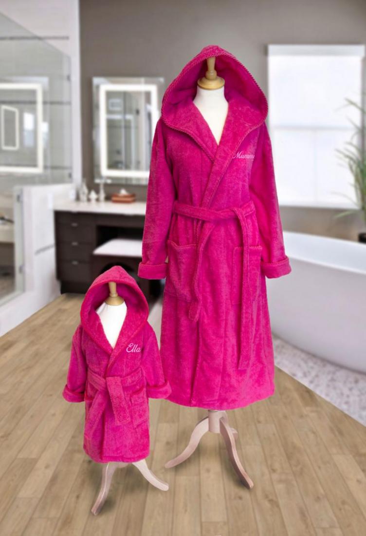 Personalised Mother and Daughter Hooded