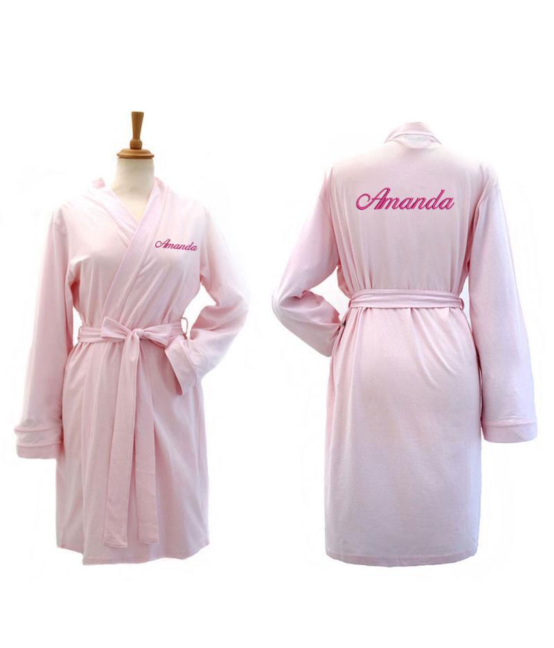 personalised jersey robe