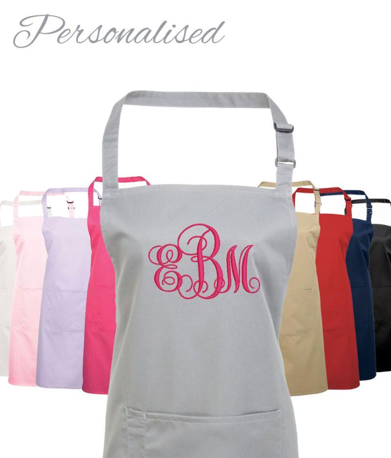 Personalised Monogrammed Apron WithCongratulations