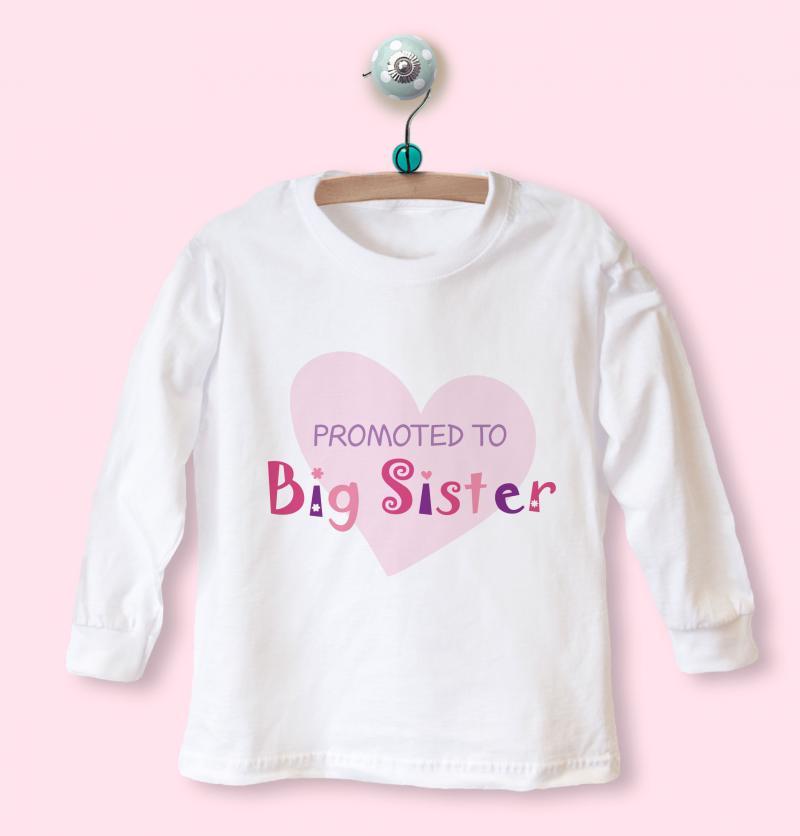 Promoted to big sister shirt cheap