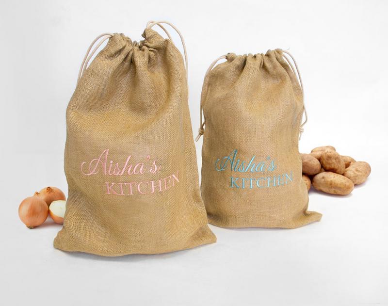personalised potato bag