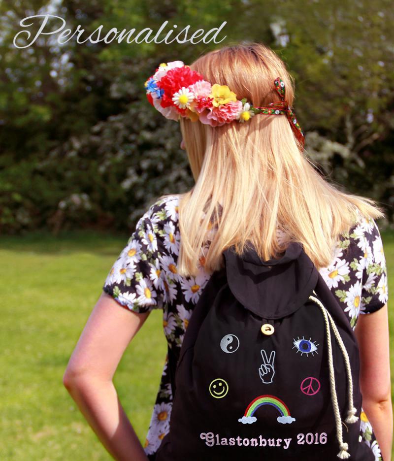 Festival Hippie Boho Backpack Bag