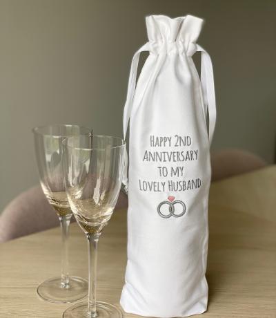 2nd Anniversary Bottle Bag