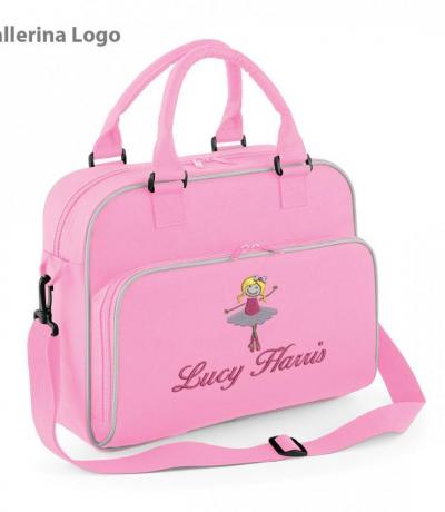 personalised dance bags pink