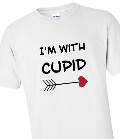 'I'm With Cupid' T-shirt