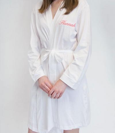 personalised wedding dressing gowns