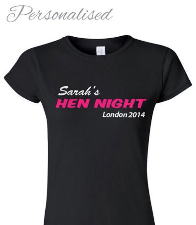 Personalised Hen Night T-shirt