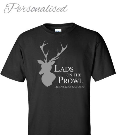 Personalised Stag Night T-shirt