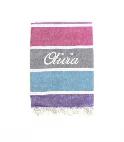 personalised beach towel