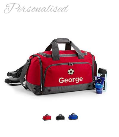Personalised Footbal Holldal Bag