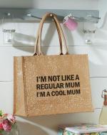 Printed Jute Bag - I 'm a Cool Mum