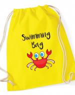 Kids drawstring swimming bag