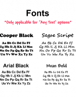 Fonts options