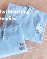 Owl Matching Hoodies