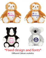 Printed Personalised soft toys