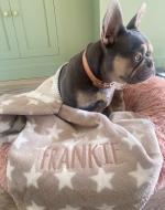 Embroidered Dog Blanket