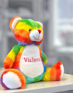 Rainbow Bear soft toys personalized