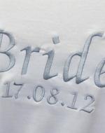 Personalised Wedding Dressing Gown