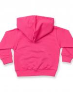 Personalised Embroidered Baby Hoodie - Hot Pink