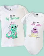 big brother little sister tshirts with dragons