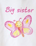 big sister top with butterfly
