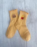 Yellow Frill Socks