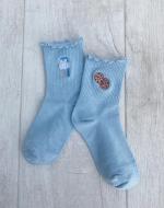 Pastel Blue Ankle Socks