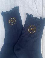 Black Frill Ankle Socks