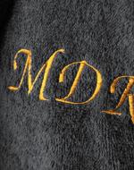 dressing gowns with embroidered names