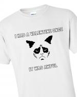Funny Valentine's T-shirt - Grumpy Cat