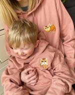 Matching Embroidered Cat Hoodies