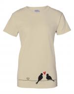 Love Birds Ladies T-shirt
