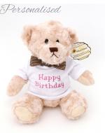 Personalised Brown Teddy Bear with T-shirt