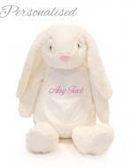 Personalised Large Zippie Bunny Rabbit Soft Toy