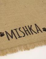 personalised dog placemat