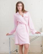pink wedding dressing gowns