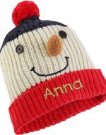 Personalised Knitted Children's Snowman Hat