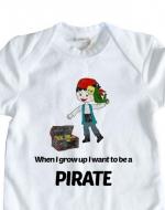 pirate babygrow