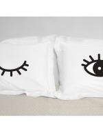 winking eyes pillows